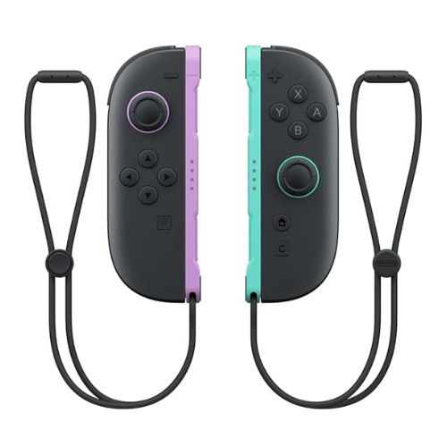 Nintendo Switch 2 Joy-Con 2 L/R wireless controllers light purple and green edition
