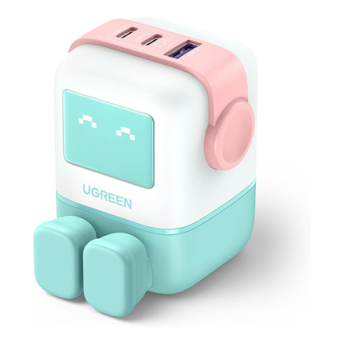 UGREEN UNO 65W GaN USB-C Charger 3-Port – Nexode, LED Display, MacBook, iPhone 17, Galaxy S25