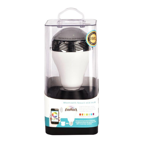 CRONY BL-05 Bluetooth LED Bulb with Speaker – E27, RGB Colour, 3W Speaker, Music Sync, 10m Range