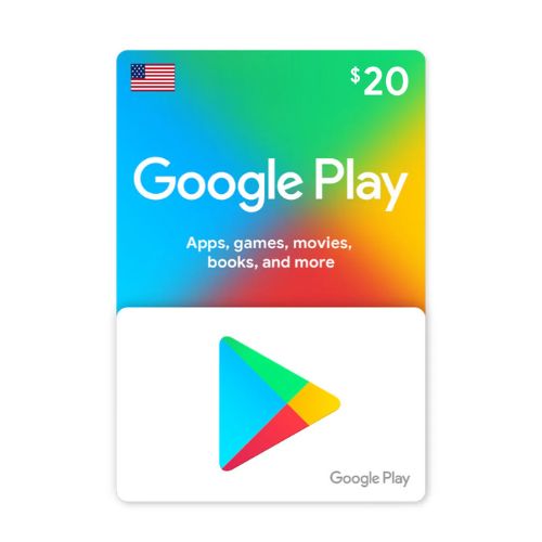 Google Play USA Gift Card – Digital Code, Instant Delivery, Apps, Games & More
