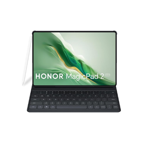 HONOR MagicPad 2 12.3" OLED Tablet 12GB RAM 256GB WiFi – 144Hz Display, Snapdragon 8s Gen 3, Keyboard, Magic Pencil & HONOR Choice Earbuds Clip Bundle