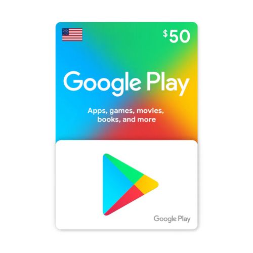 Google Play USA Gift Card – Digital Code, Instant Delivery, Apps, Games & More