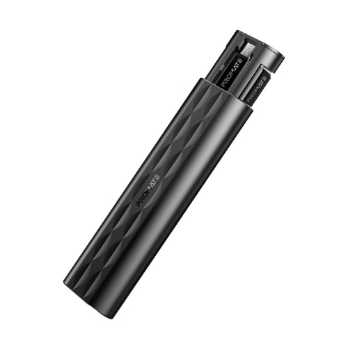 Promate Perk 7-in-1 Travel Kit – 60W USB-C Cable, Micro/Lightning/USB-A Adapters, SIM Slots, 36.5g