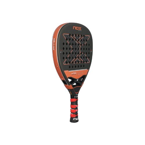 NOX AT10 Luxury GENIUS ATTACK 12K 2025 Padel Racket by Agustín Tapia – Diamond Shape, 12K Carbon, MLD Black EVA, Exclusive Spin 3D, EOS Flap & Smartstrap