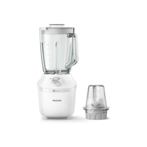 PHILIPS 3000 Series Blender HR2291/20, 2l maximum Capacity, glass jar, 2 speed settings+pulse - White