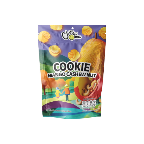 CHIMMA Mango Cashew Nut Cookies 20g | Crunchy Mango Cookies with Cashew Nuts | Thai Asian Snack