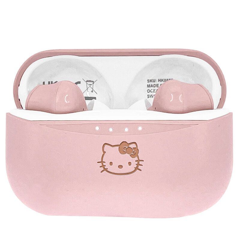 OTL Hello Kitty TWS EarpodsHeadphonesThese small, lightweight TWS earphones deliver a full, rich and clear audio experience. Enjoy a premium sound experience with V5.3 Bluetooth technology in each earbud. These gorgeous Hello Kitty wireless earphones with