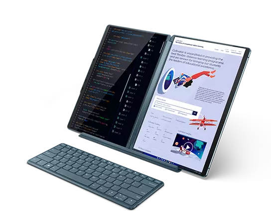 Lenovo Yoga Book 9 2-in-1 Laptop i7-1355U/16GB/1TB SSD/2 x 13.3-Inch SHD (Dual-Screen)/Win 11 - Black (Includes Free Yoga Mouse)