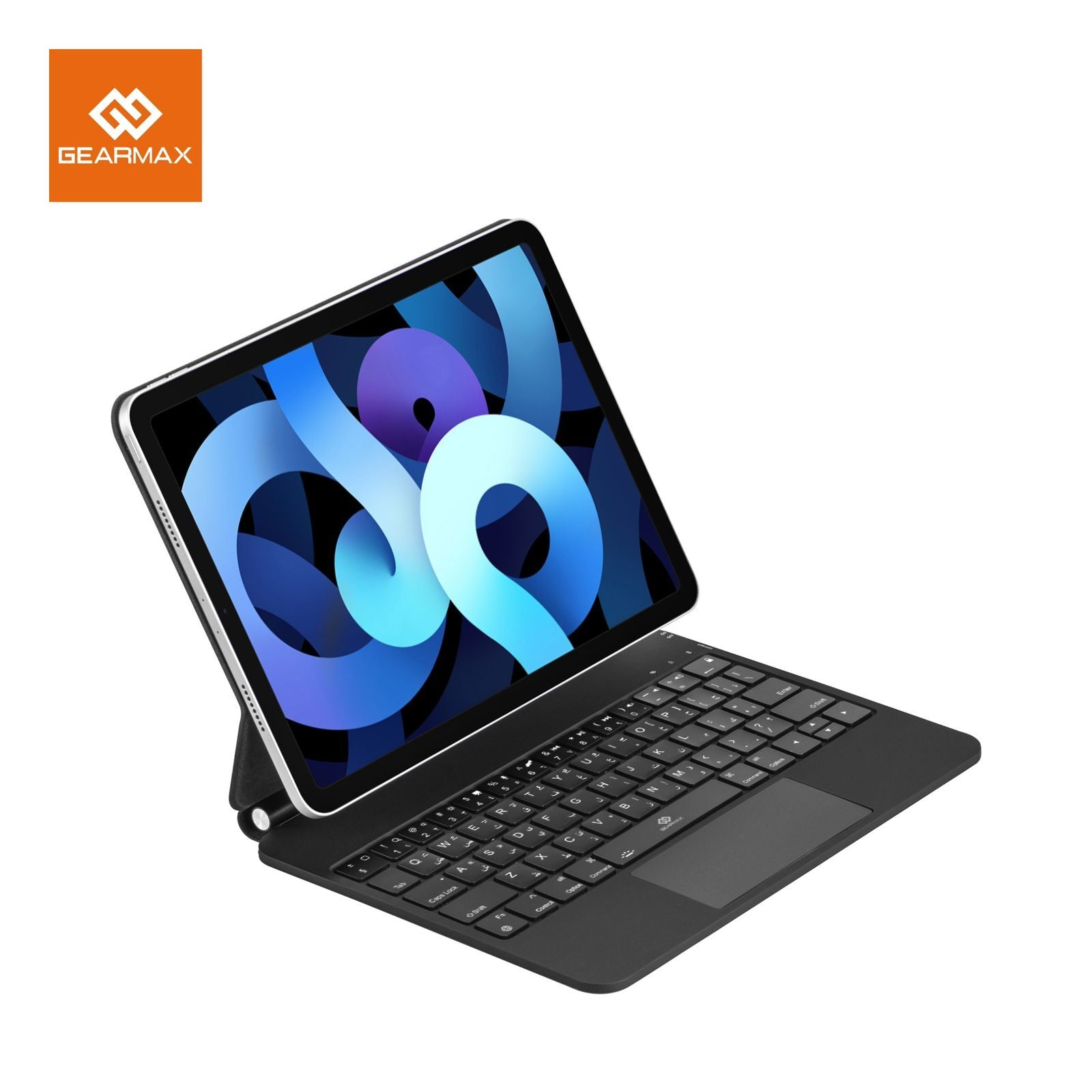 Gearmax Magic Keyboard for iPad | Compatible with iPad 10.9"/11" Air/24 | Floating Magnetic Design | Backlit Keys | High-Precision Trackpad | Ultra-Thin & PortableTablet AccessoriesIntroducing the Gearmax Magic Keyboard for iPad - the ultimate accessory f