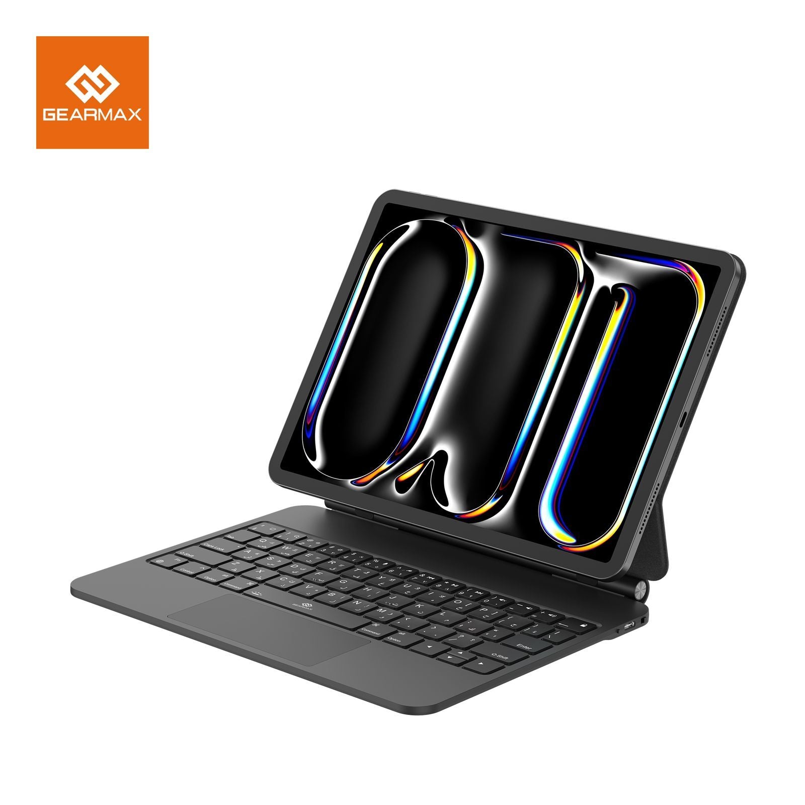 Gearmax Magic Keyboard for iPad | Compatible with iPad 10.9"/11" Air/24 | Floating Magnetic Design | Backlit Keys | High-Precision Trackpad | Ultra-Thin & PortableTablet AccessoriesIntroducing the Gearmax Magic Keyboard for iPad - the ultimate accessory f
