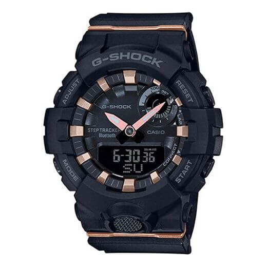 Casio G-Shock GMAB800-1ADR Analog/Digital Watch – Slim Fit, Bluetooth Fitness Tracker, Shock Resistant | LetsTango UAEJewelleryDesigned for smaller wrists without compromising toughness, the Casio G-Shock GMAB800-1ADR offers fitness tracking and smart fun