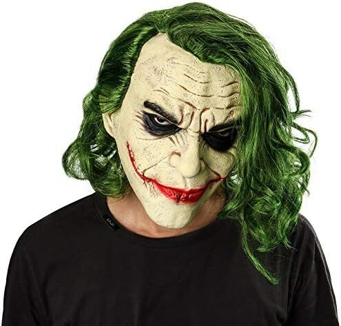 Scary Joker Latex Mask for Adults
