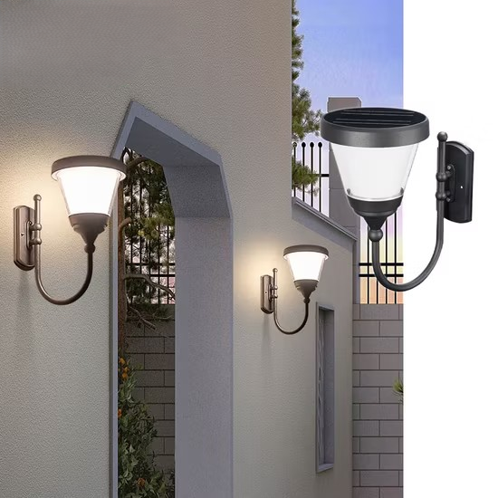 Outdoor Solar Wall Light W09 – 3000K Warm White LED | Energy Saving | 1-Year Warranty