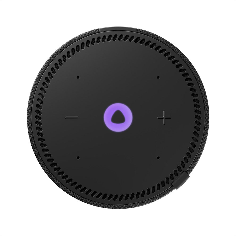 Yasmina AI Enabled Smart Bluetooth Speaker MiniAudio & VideoTailored for small rooms and private spaces, Yasmina in a convenient smart speaker that boasts a compact design. 10 Watts Power Wi-Fi 1 Speaker 4 Microphones Answers a lot of your questions:"Yasm