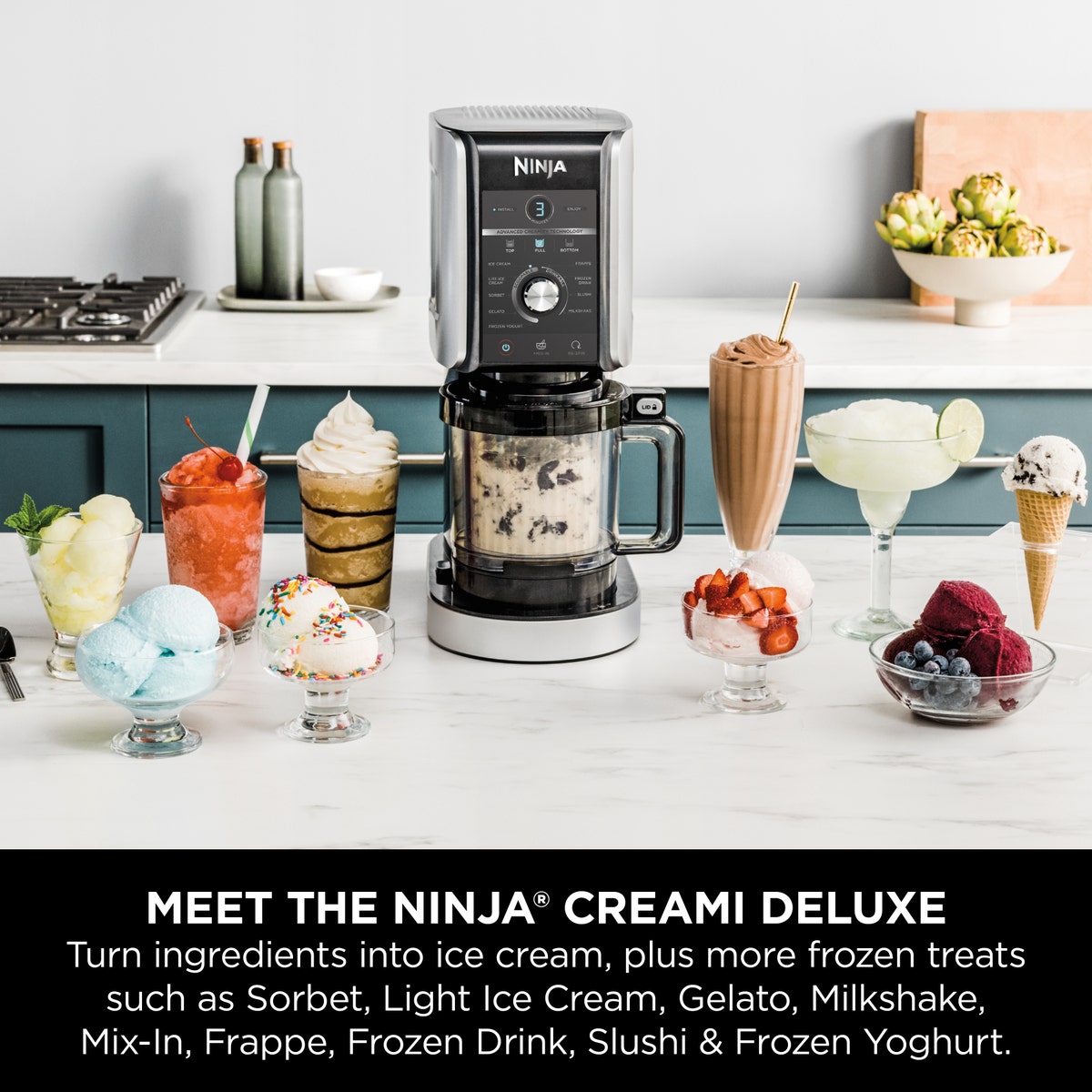 Ninja Creami Deluxe 10-In-1 Ice Cream & Frozen Treat Maker