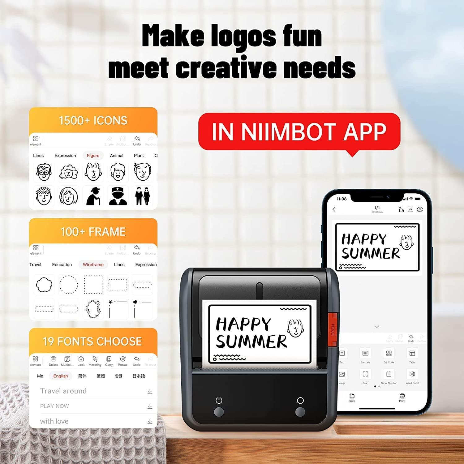 NIIMBOT B3S 3 Inch Label Printer with Tape - Streamline Your Labeling and Receipt PrintingPrinters & Accessories🖨️ Wide 3-Inch Format – Print larger labels, barcodes, and receipts with clarity and efficiency. 🎫 Inkless Thermal Technology – Cost-effectiv