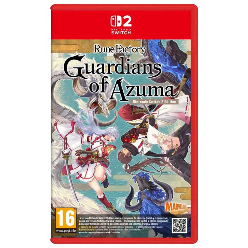 Nintendo Switch 2 Rune Factory Guardians of AzumaVideo Games🌾 Live a Fantasy Farming Life – Grow crops, fish, and build relationships in the enchanting world of Azuma. ⚔️ Action-Packed Combat – Team up with Guardians and battle fearsome monsters using re