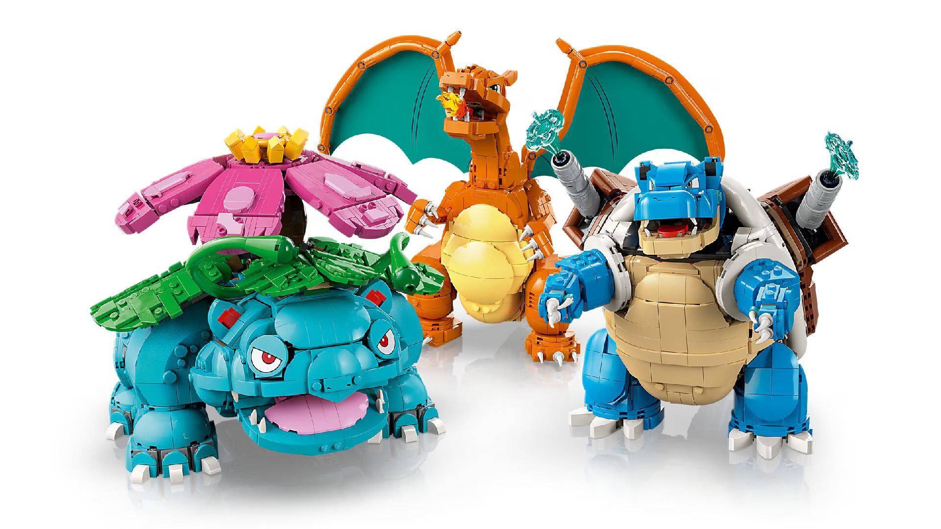 LEGO Pokémon Venusaur, Charizard and Blastoise Building Set