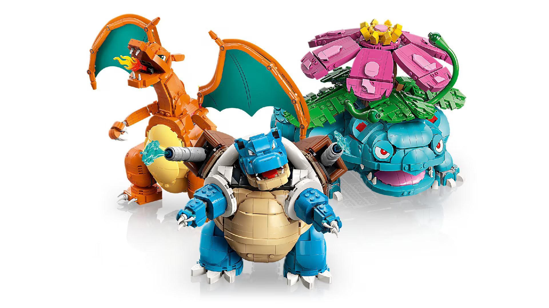 LEGO Pokémon Venusaur, Charizard and Blastoise Building Set