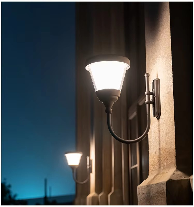 Outdoor Solar Wall Light W09 – 3000K Warm White LED | Energy Saving | 1-Year Warranty