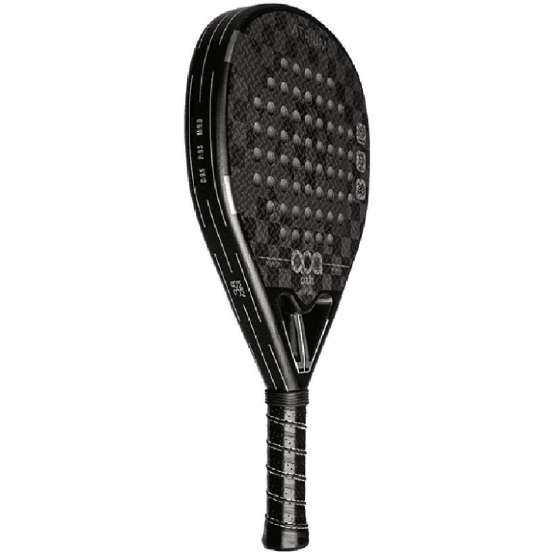 ACA Atrium Nutmeg Padel RacketEquipmentsThe ACA Atrium Nutmeg Padel Racket stands out with its sleek, modern design and superior construction. The 18K carbon fiber faces provide explosive ball output and enhanced durability, while the 100% carbon frame en