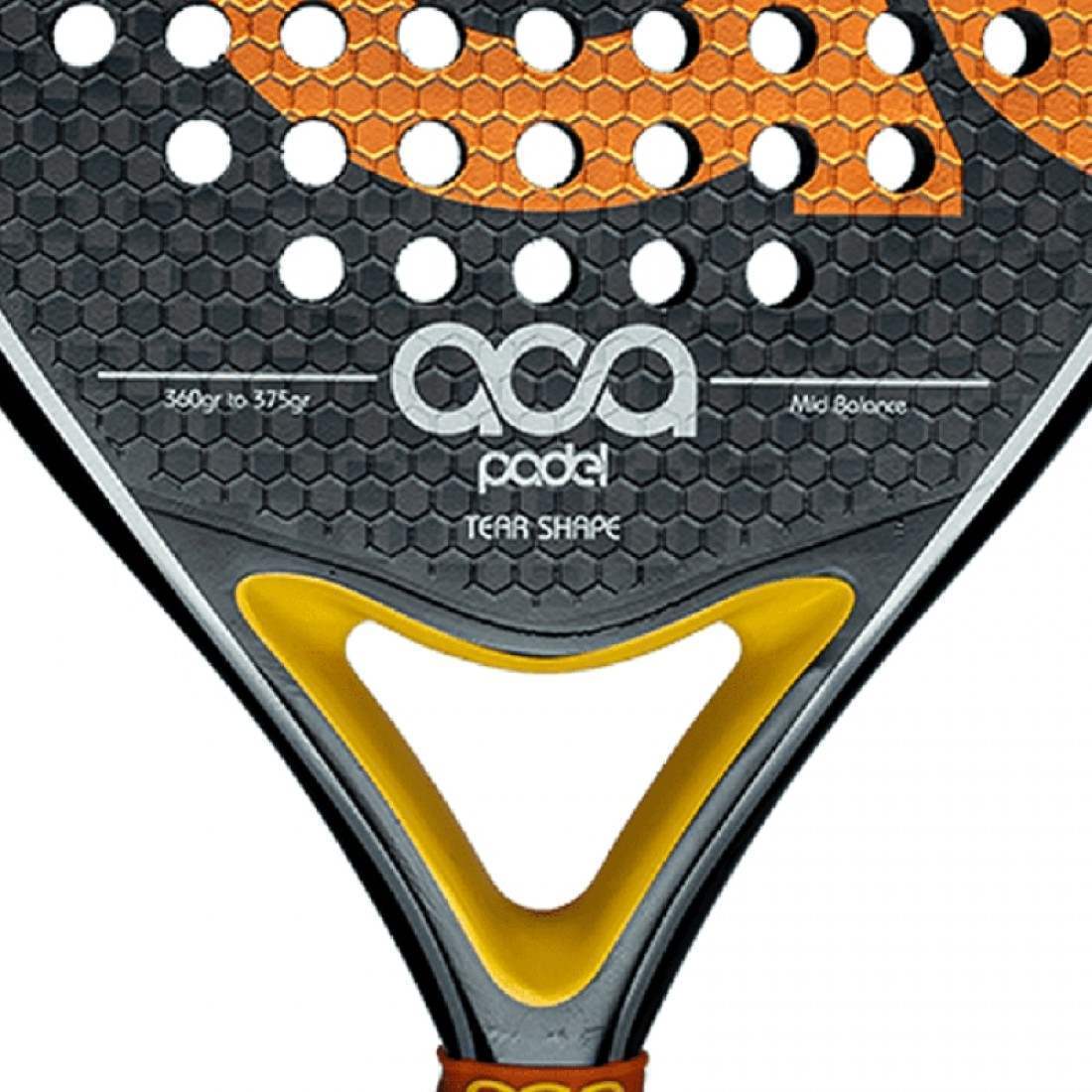 ACA Bahía 2 Padel RacketEquipmentsThe ACA Bahía 2 Padel Racket stands out for its exceptional versatility on the court. Its teardrop shape and medium balance provide a harmonious blend of power and control, making it suitable for various playing styles. T