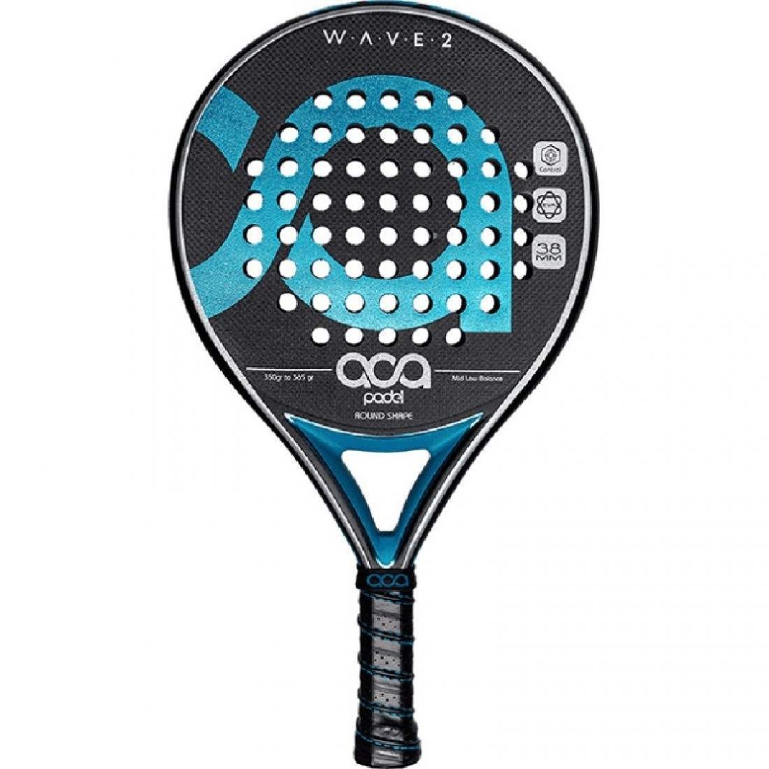 ACA Wave 2 Padel RacketEquipmentsThe ACA Wave 2 Padel Racket is engineered for players who prioritize control and precision on the court. Its round shape and low balance offer exceptional maneuverability, making it suitable for both beginners and advanced