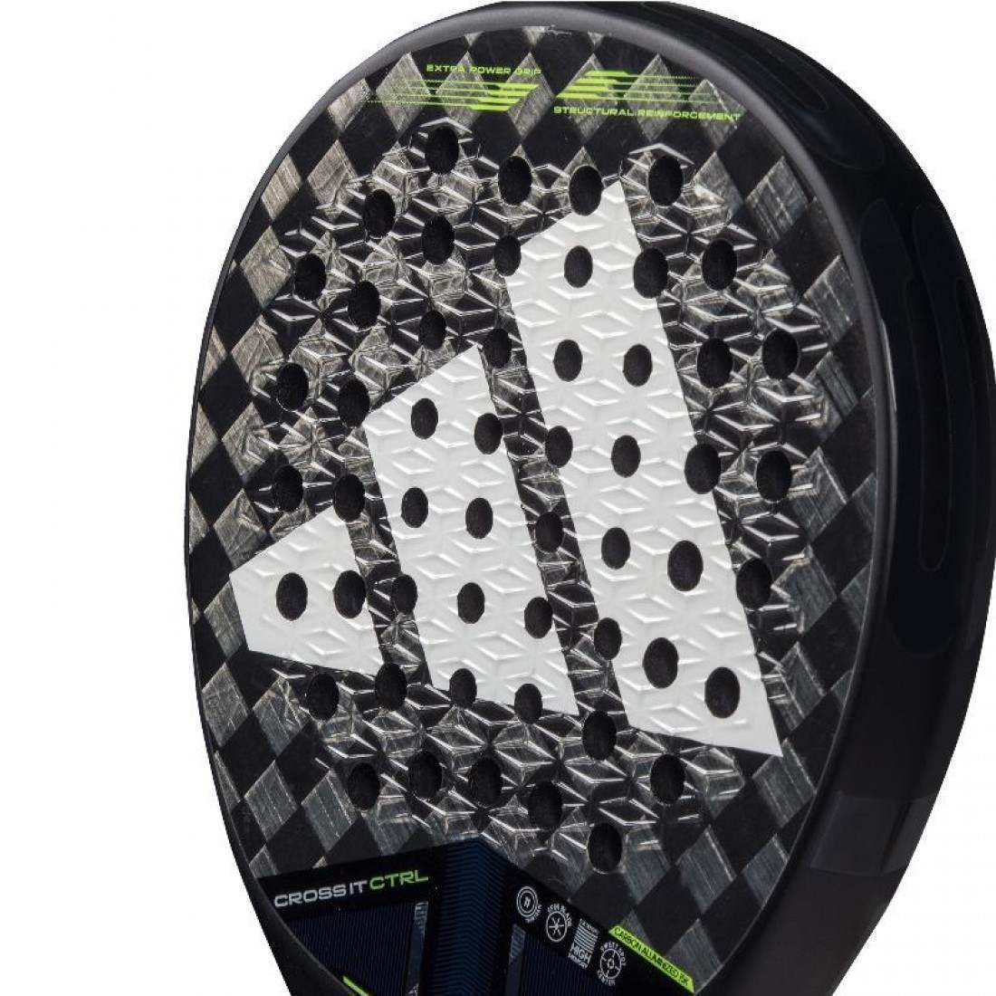 Adidas Cross It Control 3.4 2025 Padel RacketEquipmentsThe Adidas Cross It Control 3.4 2025 is engineered for players who prioritize control and precision. Its round shape and even balance provide exceptional maneuverability, making it ideal for defensive
