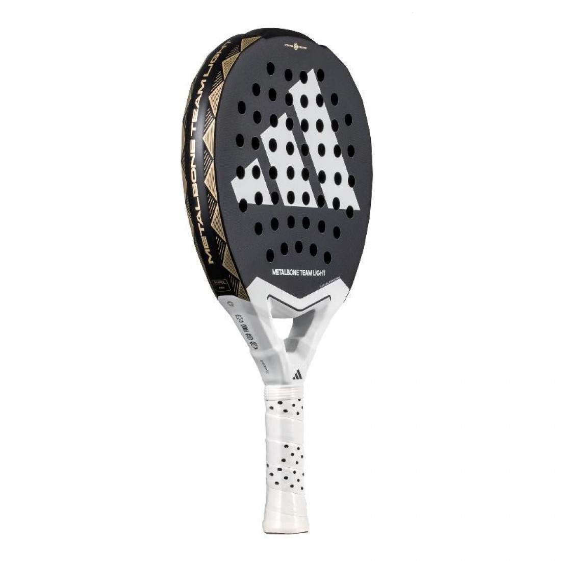 Adidas Metalbone Team Light 3.4 2025EquipmentsThe Adidas Metalbone Team Light 3.4 2025 is a high-performance padel racket designed for advanced players seeking exceptional control, maneuverability, and spin. Its lightweight construction and innovative tec