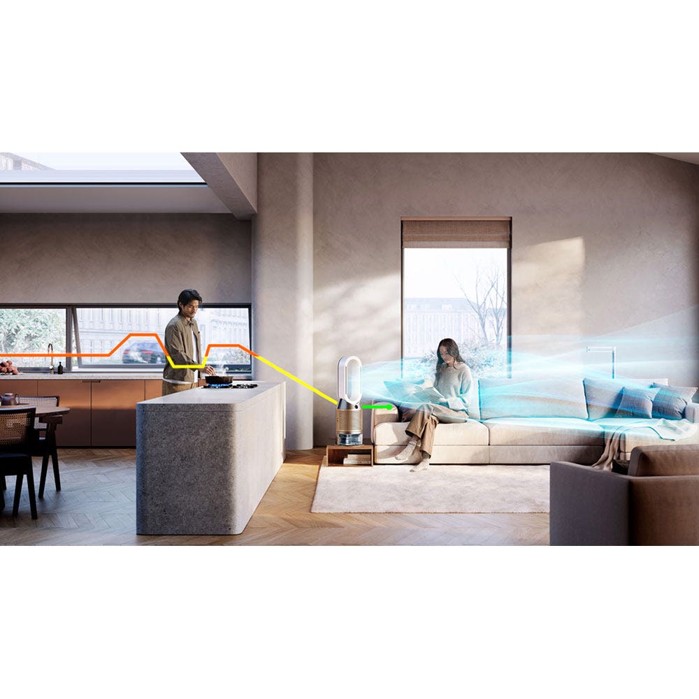 Dyson PH05 Purifier Humidify+Cool PH2 De-NOx – White/Gold