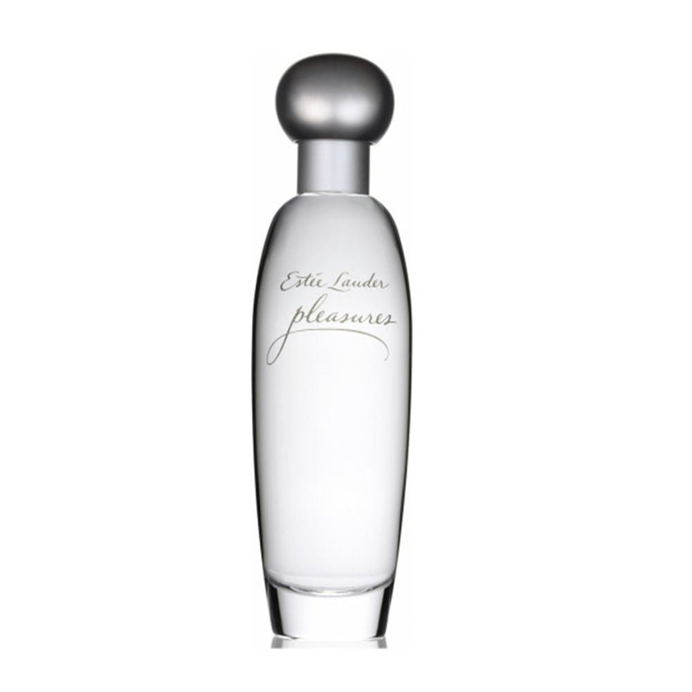 Estee Lauder Pleasures For Women Eau De ParfumPerfumes & FragrancesSheer optimism in a bottle. As uplifting as fresh flowers after a Spring rain. This clean, sparkling floral is a delicately soft blend of notes of Lilies, White Peonies and Jasmine, all ag