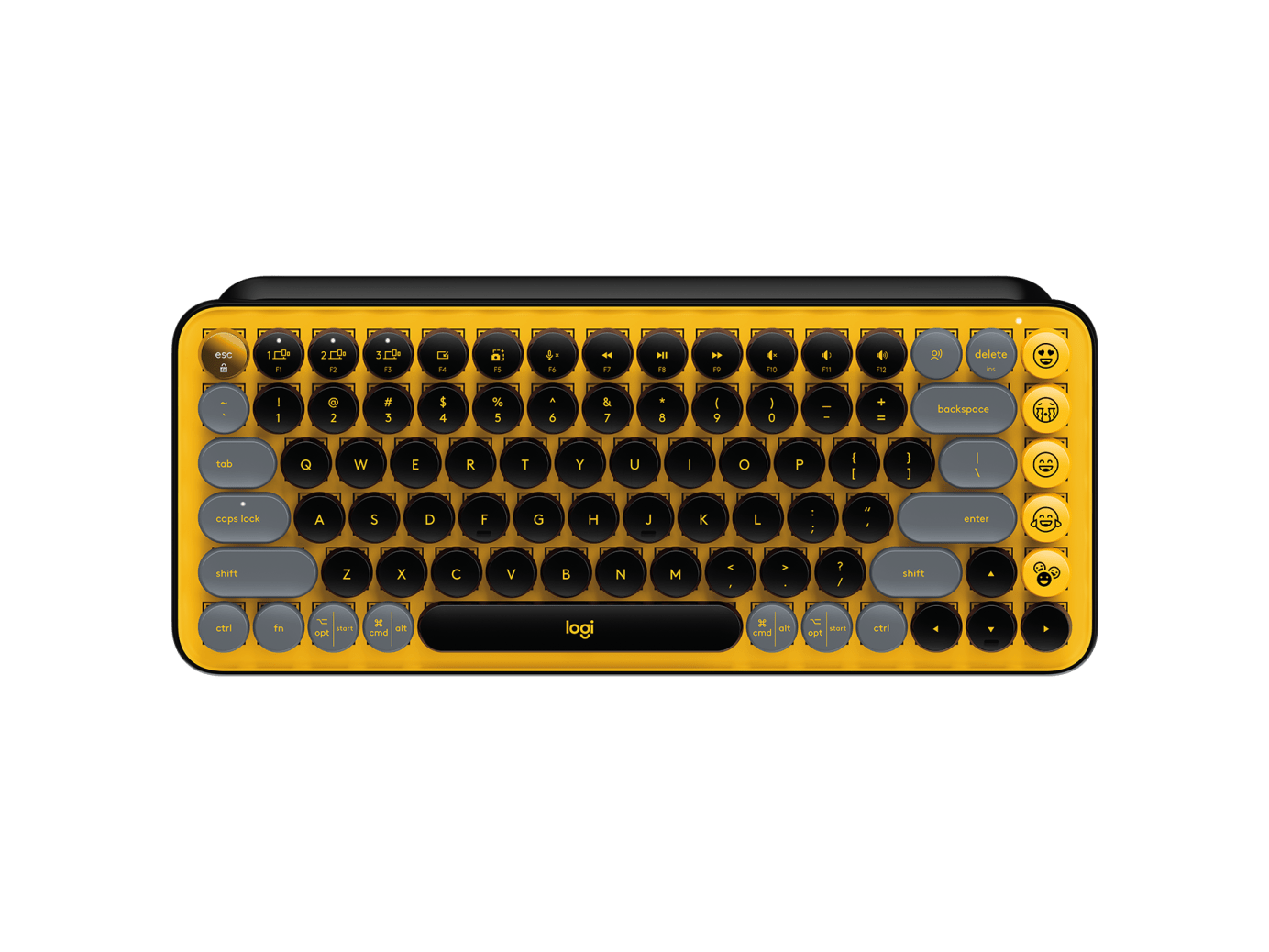 Logitech POP KEYS Wireless Mechanical Keyboard with Customizable Emoji KeysComputer & Laptop AccessoriesUnleash personality onto your deskspace and beyond with POP Keys. Together with a matching POP Mouse, let your true self shine with a statement desktop