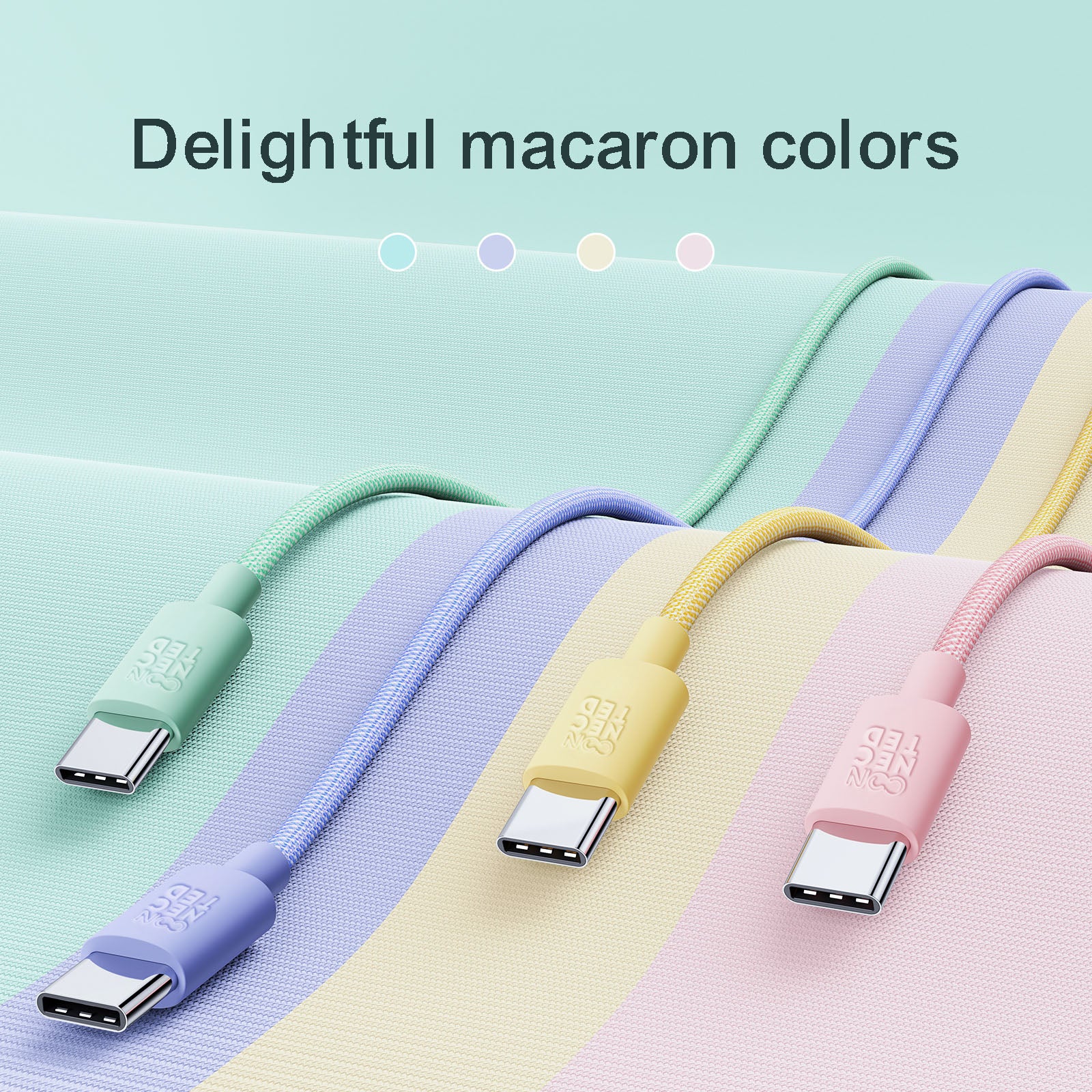 Connected FAST3 Charging Cable AC 1.2M 3A fast Charging colourful Braided Sync and Charge YellowMobile AccessoriesConnected FAST3 Charging Cable A-C is abraided charging cable made from TPE nylon materials and has a flexible SR design, which makes it resi
