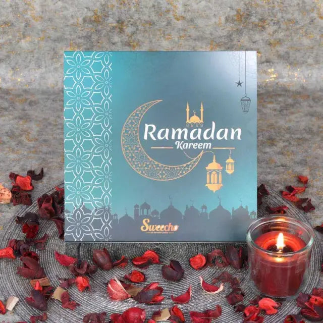 Ramadan Delight Gift Box GreenGifts and HampersGifts Includes: Premium Truffle Chocolates 9 Pcs Pistachio 100gm Approx Plain Dates 80gm Approx Mamoul Dates 100gm Approx Baked Pretzos 60gm Approx Arranged in a Gift Box