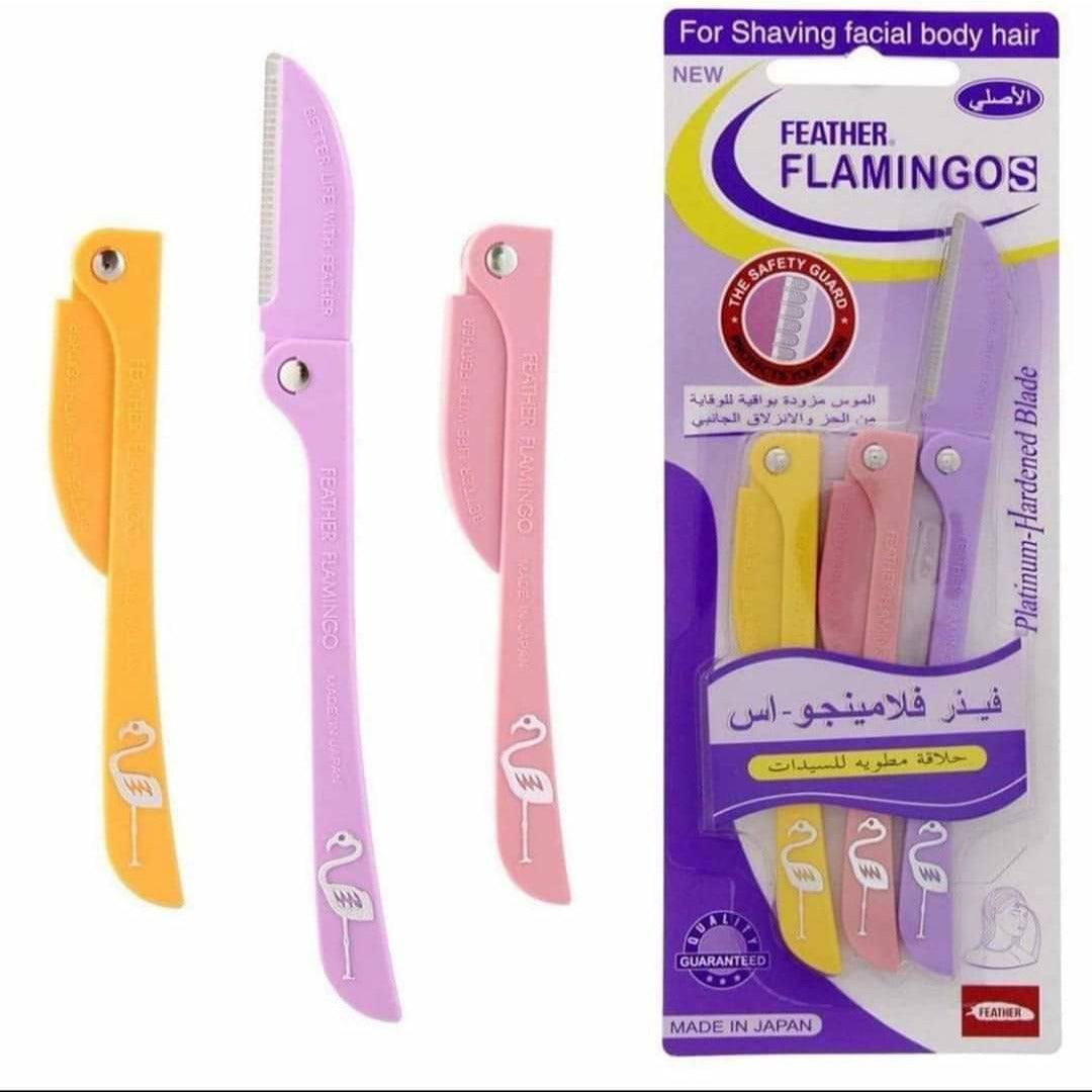 Feather Flamingos Platinum Hardened Blade For WomenPersonal CareHigh-Quality Blade: Platinum-hardened Japanese stainless steel for long-lasting sharpness. Safety Guard: Protects sensitive skin and prevents cuts. Ergonomic Design: Streamlined handle for pr