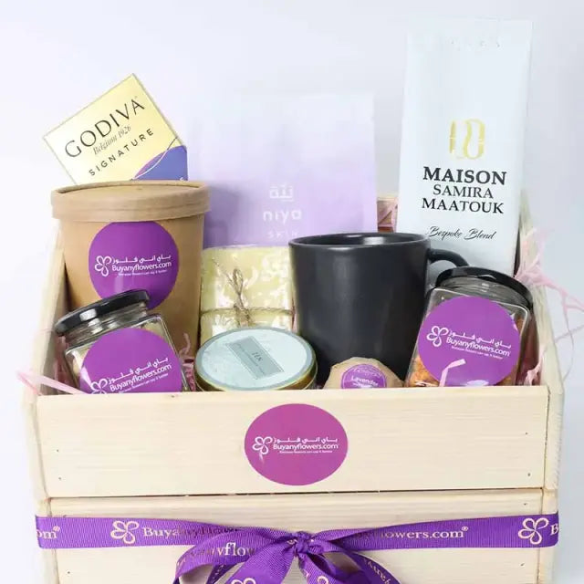 Ready for Coffee Aroma HamperChocolate & Confectionery100 Gm Pack of Arabic Coffee 1 Face Mask 1 Assorted Bath Bomb 1 Scented Tin Candle 1 Assorted Organic Natural Soap 1 Black Mug 100 Gms Chocolate Cookie 100 Gms Chili Cashew in Glass Jar 100 Gms Roasted