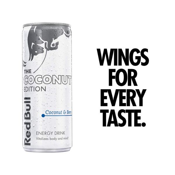Red Bull Energy Drink, Coconut Edition, 24 PACKS x 250ml | FREE EXPRESS SHIPPINGBeveragesRed Bull Coconut Edition – Tropical Energy, Ultimate Refreshment! 🥥⚡ Looking for an energy boost with a tropical twist? Red Bull Coconut Edition is here to fuel your