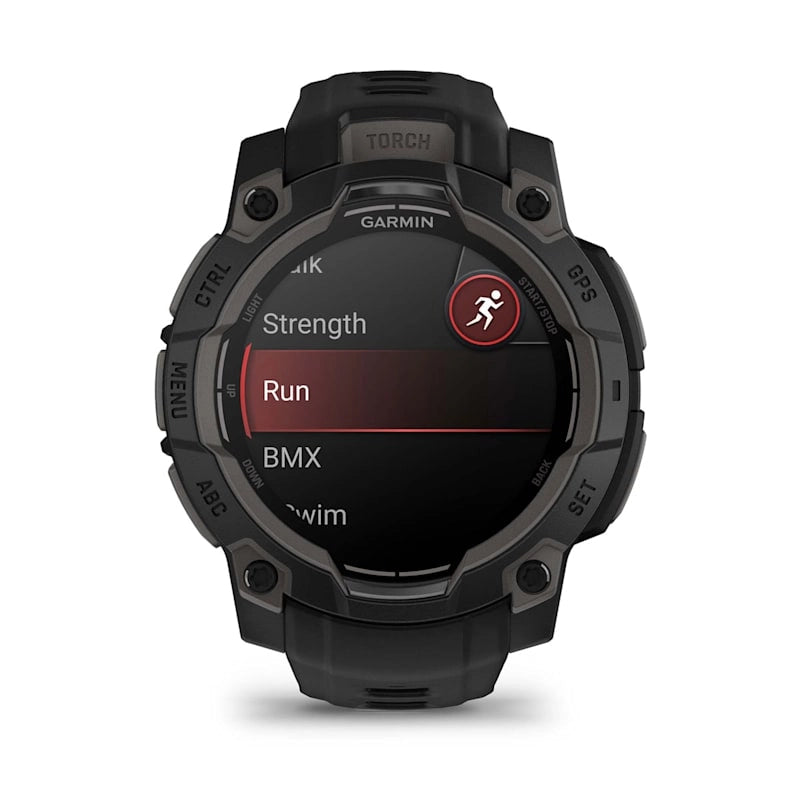Garmin Instinct 3 – 45 mm, AMOLED Black with Black BandWearablesMetal-reinforced bezel Bright and vibrant AMOLED display 24/7 health and wellness monitoring Multi-band GPS with SatIQ technology DAILY MOVEMENTSKeep tabs on your daily steps, calories burned