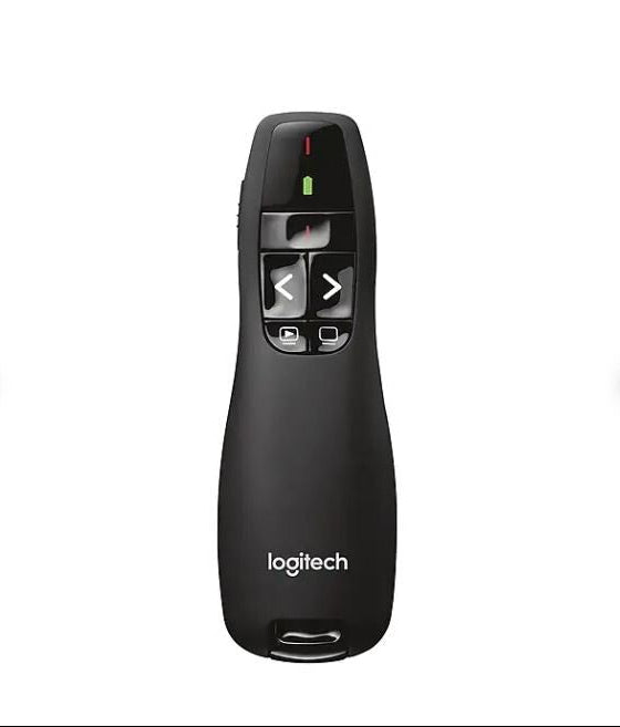 Logitech Wireless Presenter R400 – Wireless Presentation Remote with Laser Pointer, 2.4 GHz, Black
