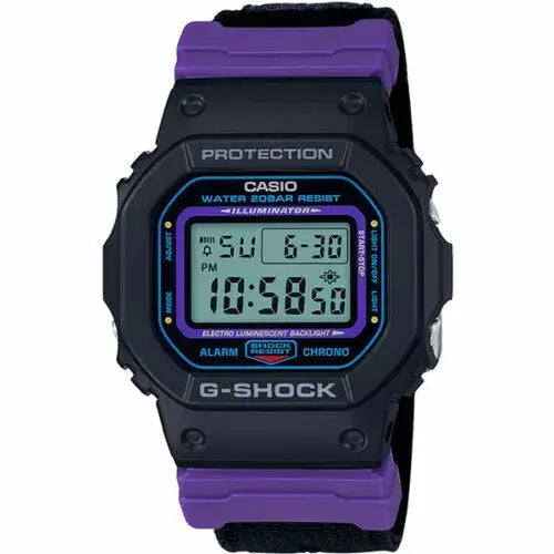 Casio G-Shock DW-5600THS-1DR Digital Watch – Limited Edition, Shock Resistant, Sports Nylon Band | LetsTango UAEJewelleryThe Casio G-Shock DW-5600THS-1DR combines the timeless G-Shock square case design with a sporty twist. Featuring a durable nylon band