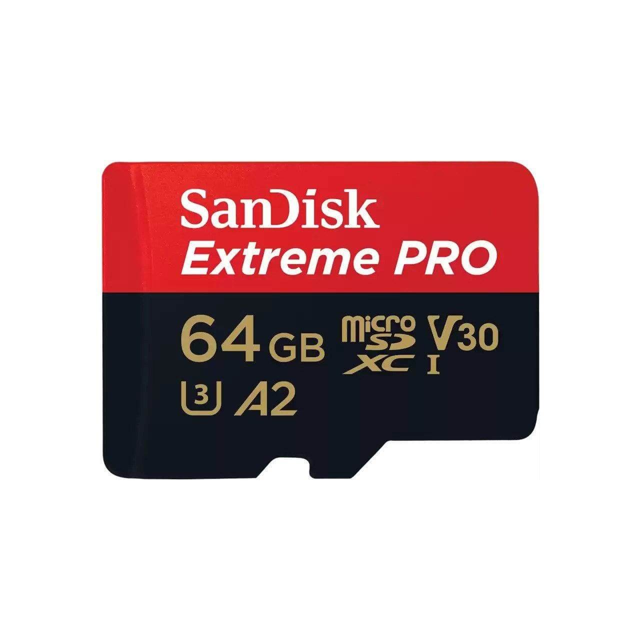 SanDisk Extreme PRO microSDXC 64GB UHS-I – UAEComputer & Laptop AccessoriesThe SanDisk Extreme PRO microSDXC UHS-I 64GB card offers professional-grade speed and dependability for capturing, storing, and transferring data. Ideal for 4K UHD video, high-res