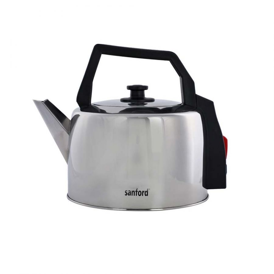 Sanford Electric Kettle 4.1 Litre, SF1857EK-4.1LKitchen Appliances4 Litre Cordless Electric Kettle. Food Grade Stainless Steel Body & SUS #304 Heating Plate. Shiny Stainless Steel Finish with Sturdy Handle. On/Off Switch with LED Indicator. 360º Separate