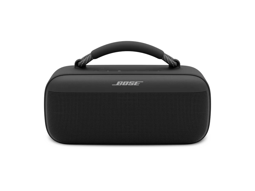Bose Soundlink Max Portable SpeakerAudio & VideoIntroducing SoundLink Max Speaker. Epic stereo sound and deep bass turn good times to the max, letting you feel the music from your head to your toes. And with its compact design and removable handle, you ca