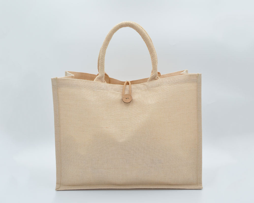 Eco Greeni Laminated Juco Bag 42W X 33H - 100 PcsSustainable LivingJUCO bags are made from a unique blend of very strong jute and fine cotton which make these bags strong and durable. The sleek surface provides the perfect background for your branding pur