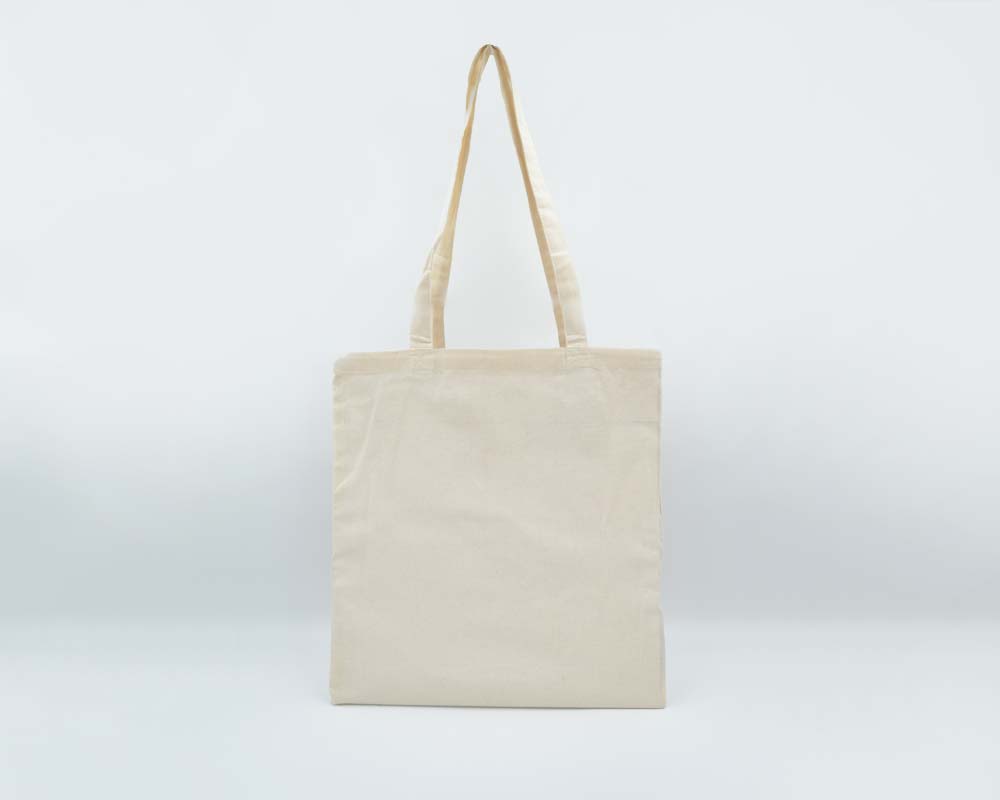 Eco Greeni Cotton Bag 260 gsm, 38 W X 42 H X 10cm Gusset only in bottom - 100 PcsSustainable LivingThese bags are strong and durable making them ideal for various purposes. It provides a good balance between sturdiness and flexibility. The cotton material