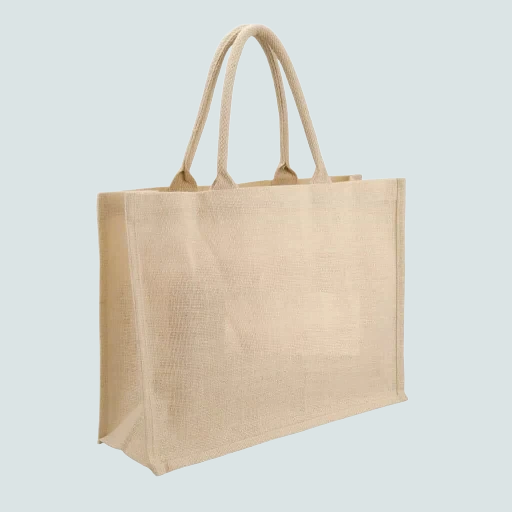 Eco Greeni Laminated Jute Bag - 100 PcsSustainable LivingLaminated Jute bag with canvas pocket / Velcro & button. Made from high-quality jute material (13x13 weave) with soft padded handles. Can be reused and in case of spills, clean the surface with a so
