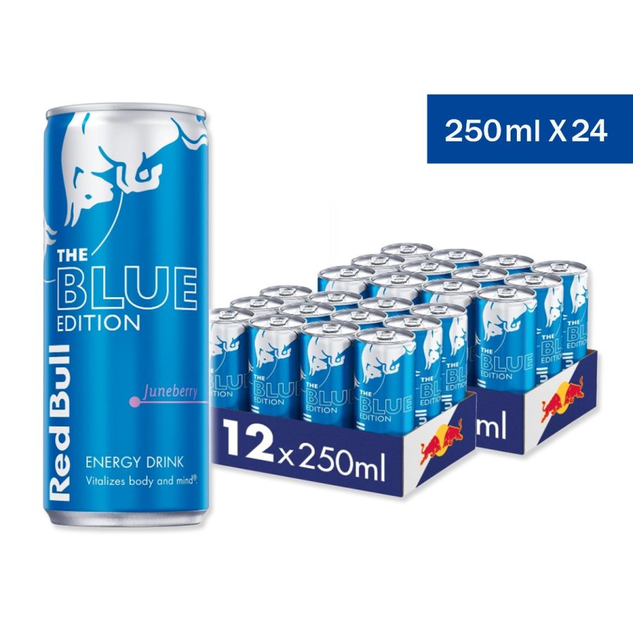 Red Bull Energy Drink Blue Edition Juneberry 250ml x 24 | FREE EXPRESS SHIPPINGBeveragesRed Bull Juneberry – Limited Edition Energy Boost! Unleash the power of summer with Red Bull Juneberry – the limited-edition flavor that packs the legendary Red Bull e