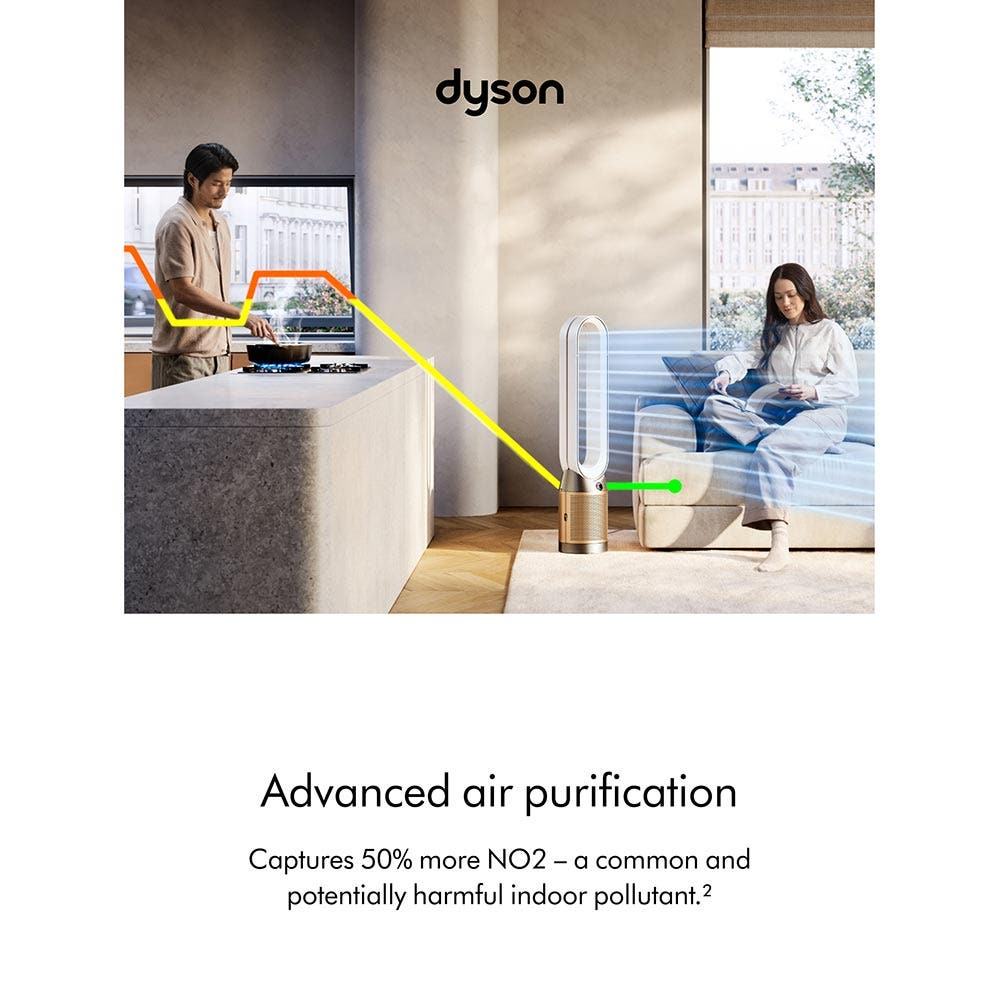 Dyson TP12 Purifier Cool PC2 De-NOx – White/Gold