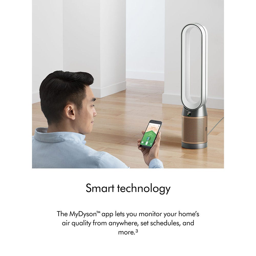 Dyson TP12 Purifier Cool PC2 De-NOx – White/Gold