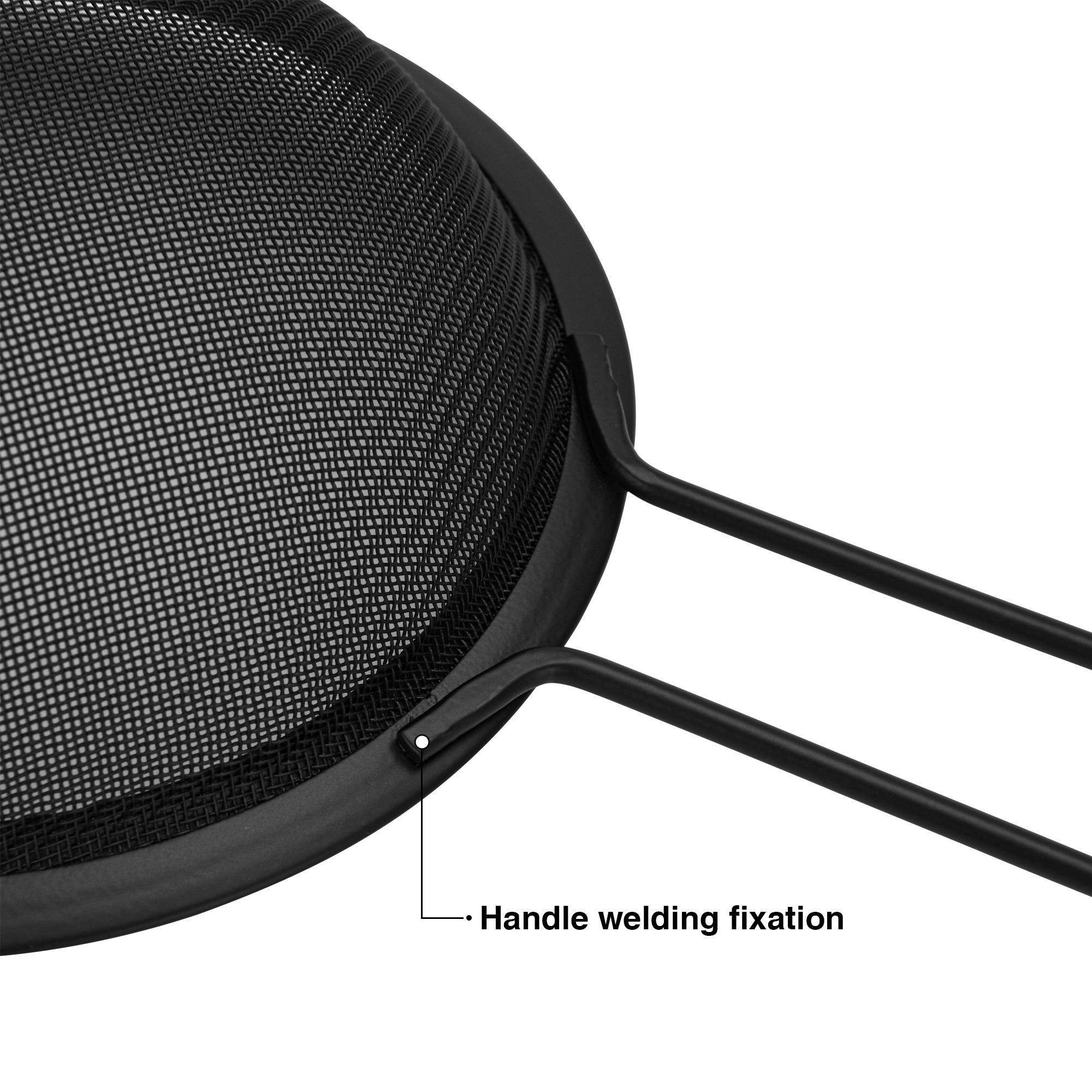 Fissman Fine Mesh Strainer 12cm with HandleKitchen StorageThe art of cooking requires a special attitude to each product and action. The FISSMAN set was developed with this principle in mind. It includes 3 knives for different purposes: -Chef's knife - yo